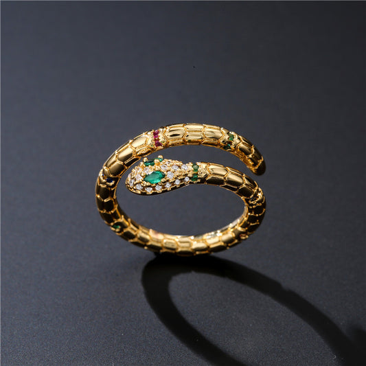 Fashion Gold Snake Ring
