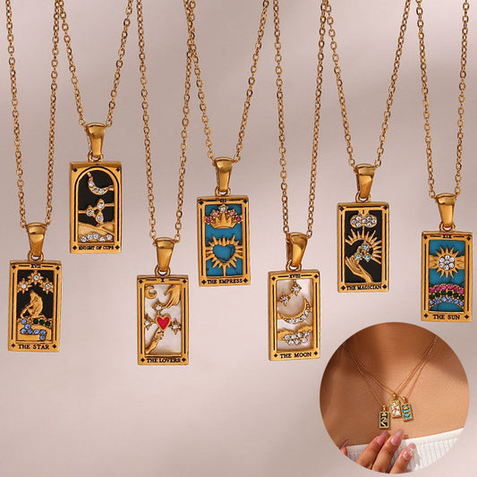Squared Tarot Necklace (Buy 1 Get 1 Free)